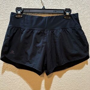 Salomon AdvancedSkin Active Dry running shorts, Black, Size Medium